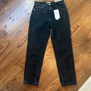 Zara Mom Fit Black Jeans - Size 4 NWT